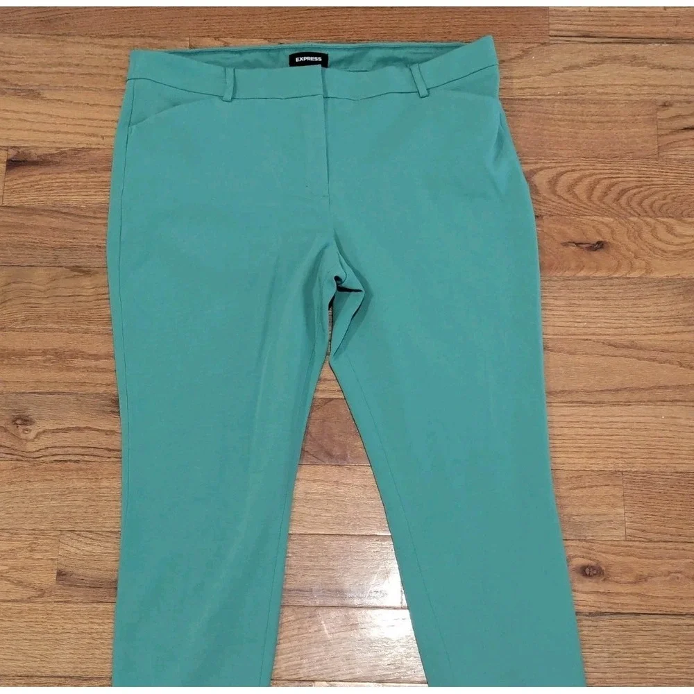 Coastal‎ Quiet Luxury Emerald Slim Career Pants Express Mid Rise Stretch 16R